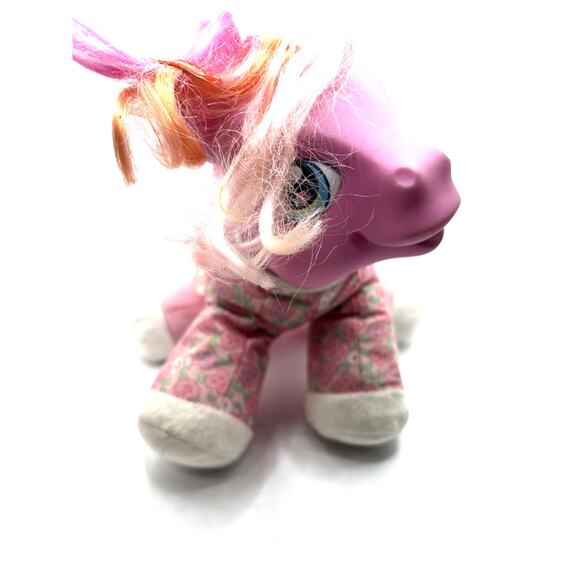 HASBRO Vintage 2003 My Little Pony Rose Blossom Soft Plush Working - Picture 2 of 4